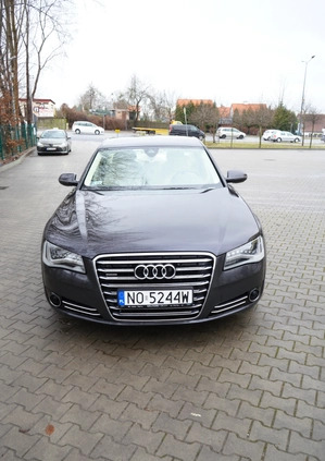 Audi A8 cena 99000 przebieg: 156000, rok produkcji 2011 z Olsztyn małe 137